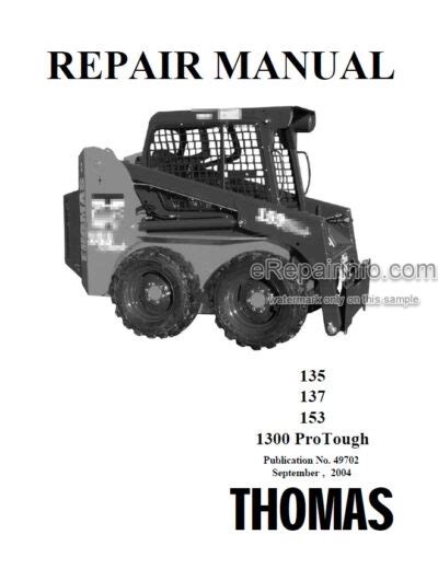 thomas 135 skid steer|thomas skid steer manuals.